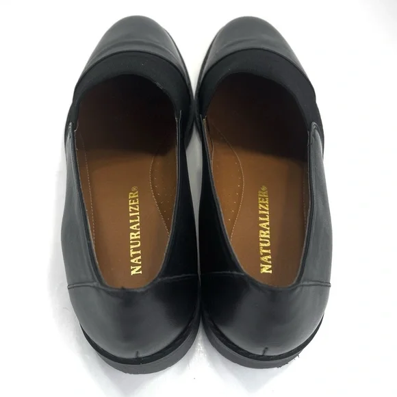 📌SOLD📌 NATURALIZER DUAL ACTION FOAM BLACK LEATHER LOAFERS🆕 - Picture 9 of 14